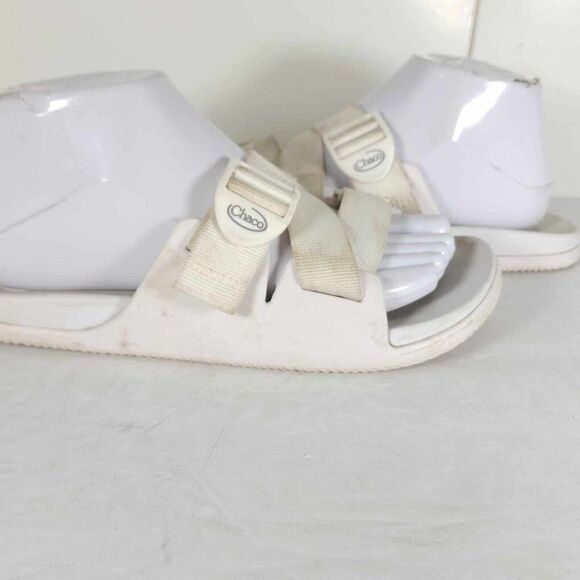 Chaco Women's Lowdown US7 EU38 White Strappy Outdoor Sports Slide Sandals Shoes - Picture 7 of 14